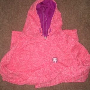 Ivory Ella Hoodie pink and purple